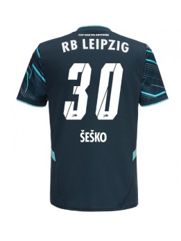 Muži Futbalové oblečenie RB Leipzig Benjamin Sesko #30 2024-25 Krátky Rukáv - Tretina